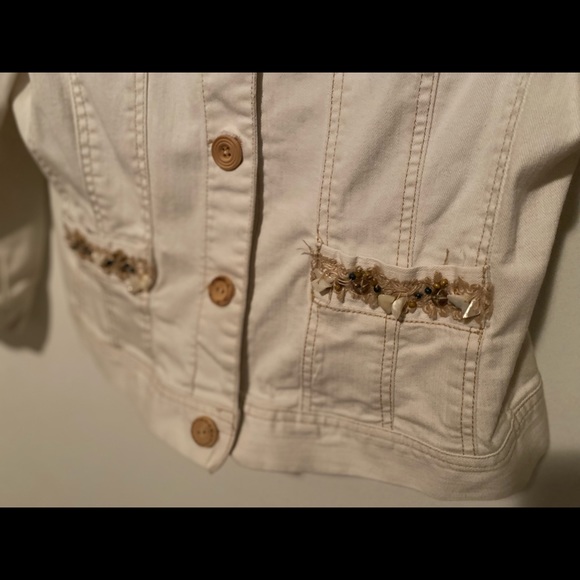 Ruby Rd. Jacket with Seashell & Bead Trim - Picture 4 of 5